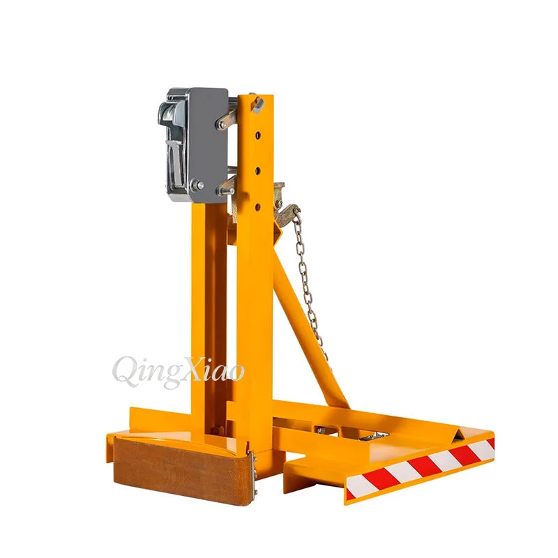 Heavy Duty Double Drum Eagle Jaw Clamp For Forklift With Pure Mechanical Structure  Per Barrel For Steel Plastic Barrel Handling