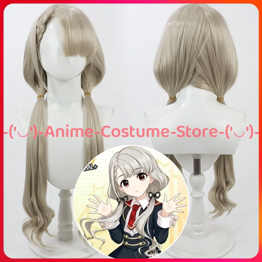 أيدولماستر سندريلا بنات هيساكاوا تومارو شعر مستعار تأثيري أنيمي شخصية هالوين كرنفال زي حفلة الباروكات الشعر الاصطناعية