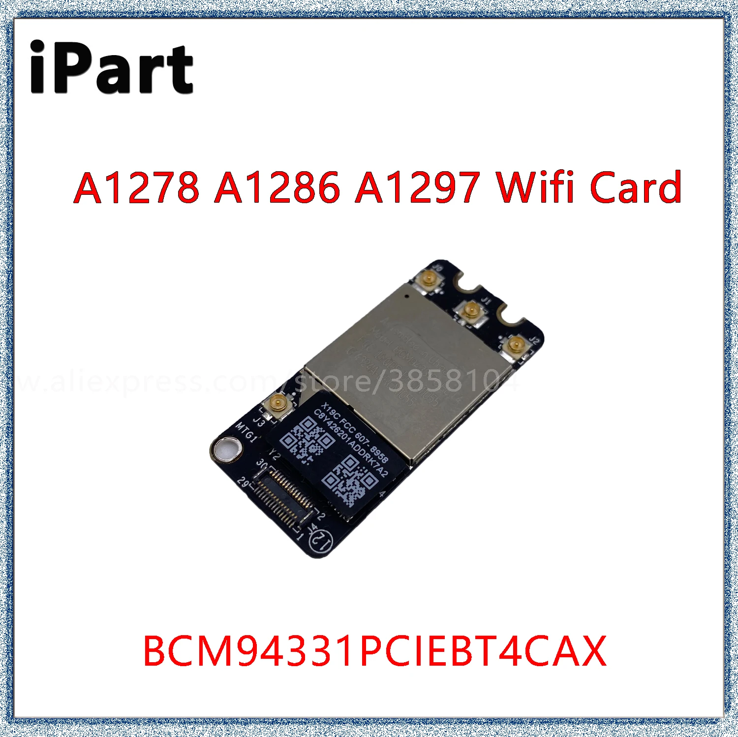 

SHELI For A1278 A1286 A1297 Macbook Pro 13" 15" 17" Bluetooth 4.0 Wifi Card Airport Card 2011 2012 607-8958