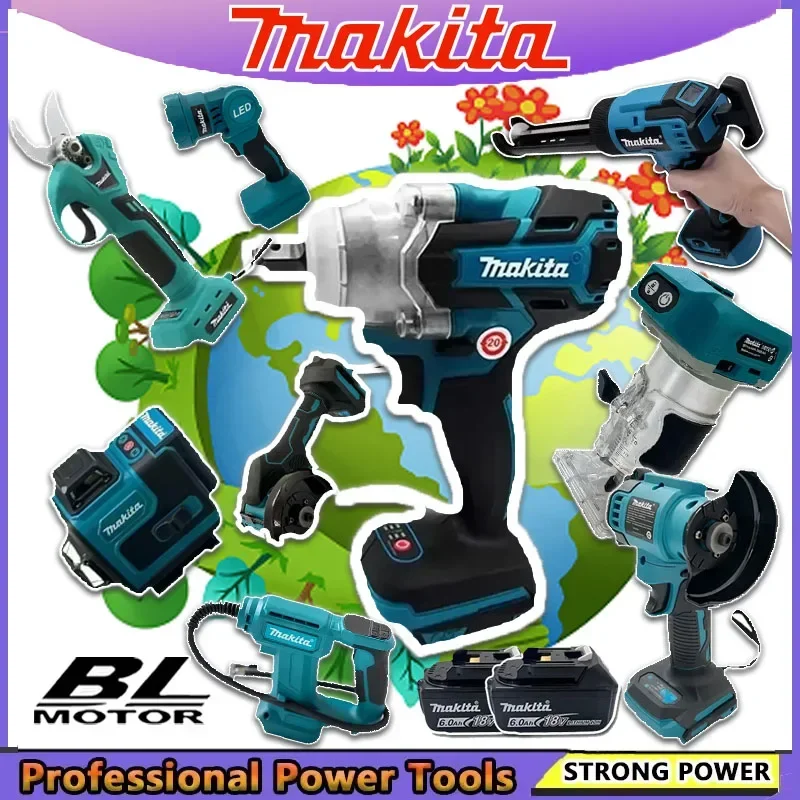 

2026 Makita: Различные модели портативных аккумуляторных электроинструментов – ударные шуруповерты, аккумуляторные отвертки, электрические сабельные пилы