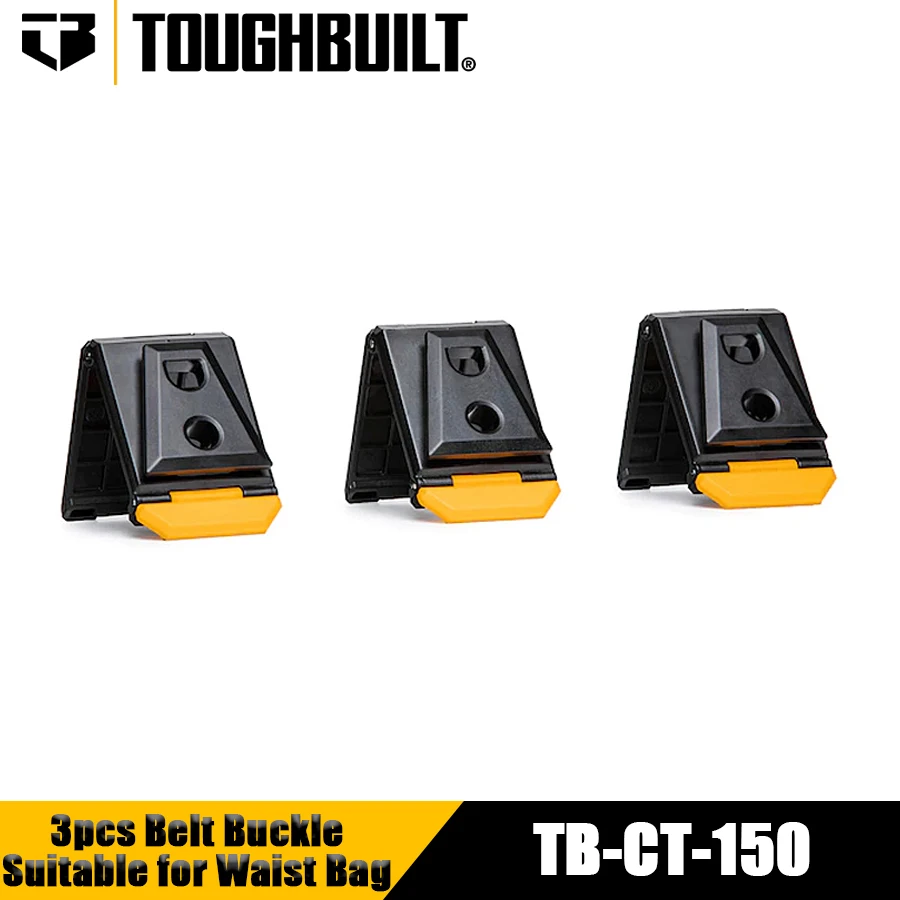 Toughbuilt Tb-ct150 Pcs Cliptech Hubs Fivela de Cinto Suporte Traseiro Adequado para Bolsa de Cintura Clipe de Fivela de Suspensão Rápida Acessórios