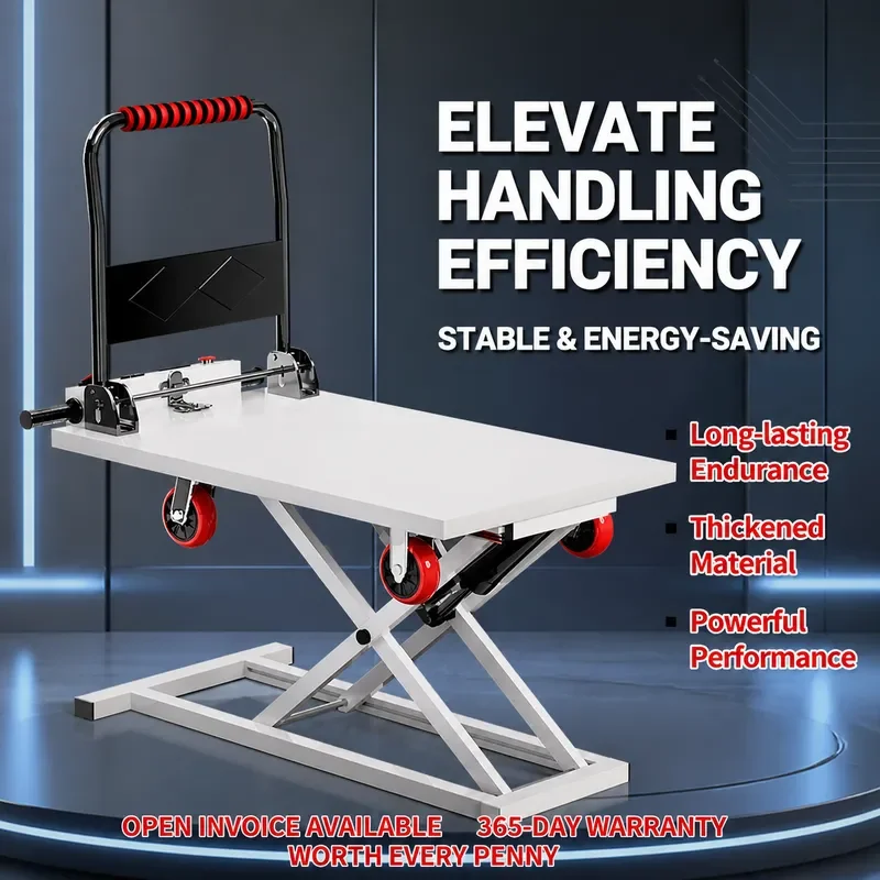 Ximu Lake Electric Hydraulic Lifting Trolley Portable Folding Flatbed Truck Platform for Car Transport