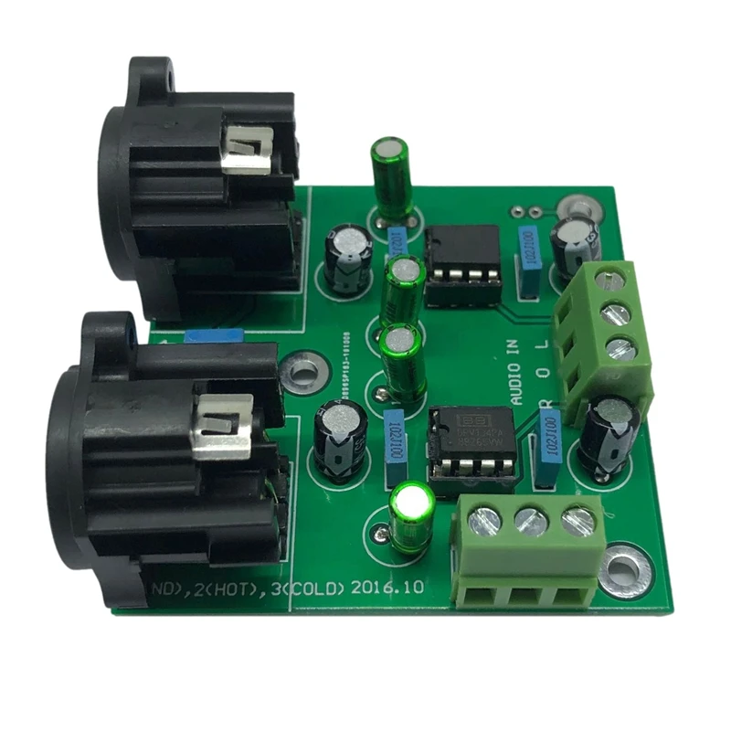 Amplifier Dual Channel,DRV134PA Dual Channel Single-Ended Conversion Balance Board For Front-End Output Balance