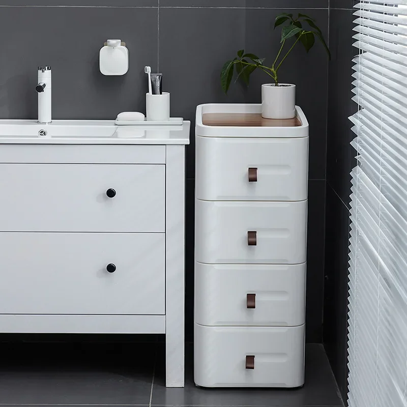 Storage drawer type living room bedside bedside table, simple storage arrangement rack