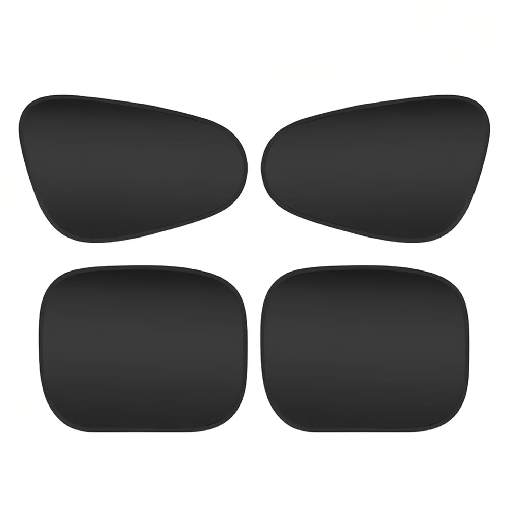 

Foldable Sun Shade Electrostatic Curtains Black Compact Car Sun Shade Car Accessories Lightweight And Compact Blocks 98 UV Rays