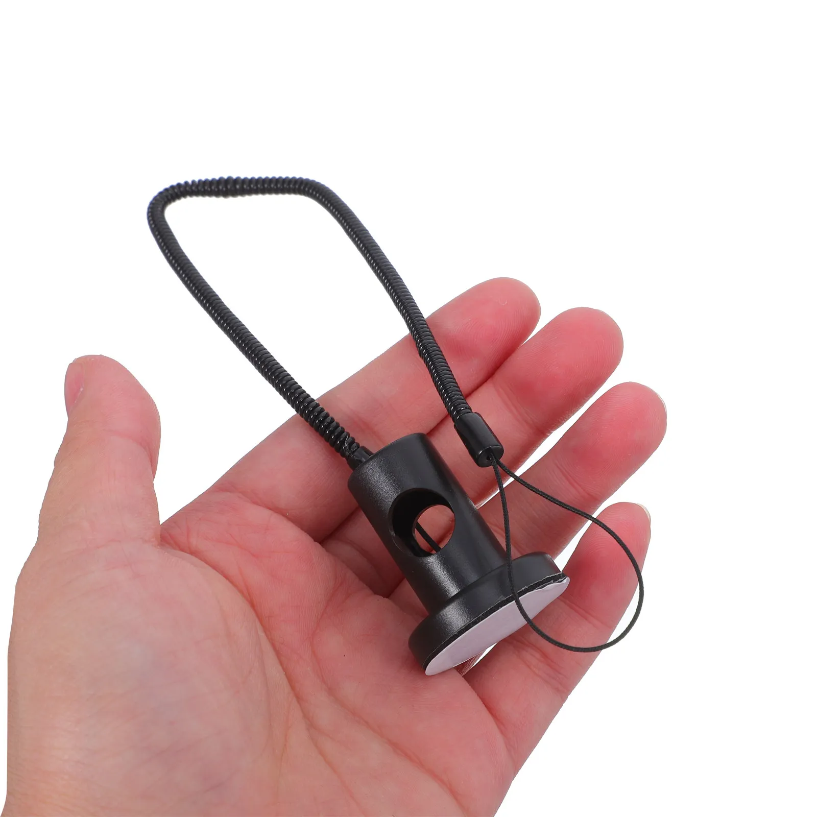 Elastic Retractable Pen Holder Clip Anti-Lost Spring Rope Pen Leash for Teachers Students Notebook Stylus Attachment