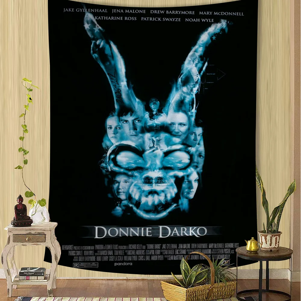 Movie Donnie Darko Hanging Bohemian Tapestry Bohemian Wall Tapestries Mandala Kawaii Room Decor