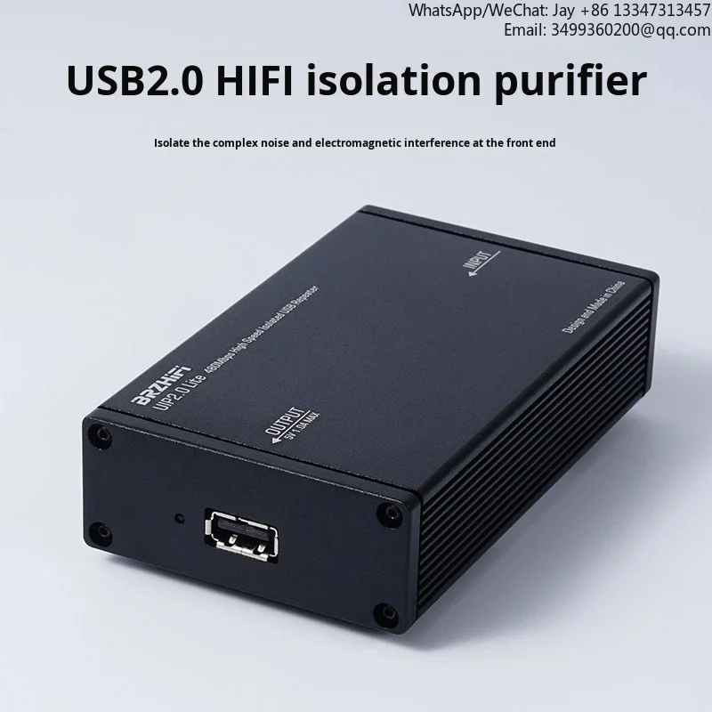 

UIP2.0 Lite Hi-Fi USB 2.0 Sound Purifier/Isolator Audio Purifier Isolator 480Mbps interface for computer DAC decoding
