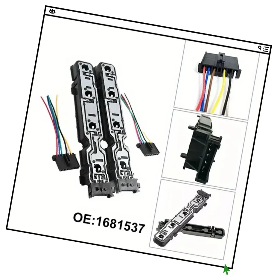 

2Sets Rear Left Right Lamp Bulb Holder Socket With Wiring Loom Connector For Ford Transit Mk6 MK7 2000-2014 1681537 + TRA750
