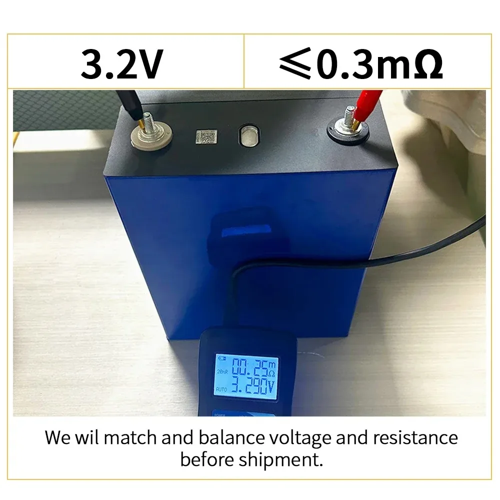 

LiFePO4 Аккумулятор 3,2 В, 320 Ач, полная емкость для DIY, 12 В, 24 В, 48 В, солнечное хранилище энергии, инвертор ветра для яхт, без налогов, совершенно новый