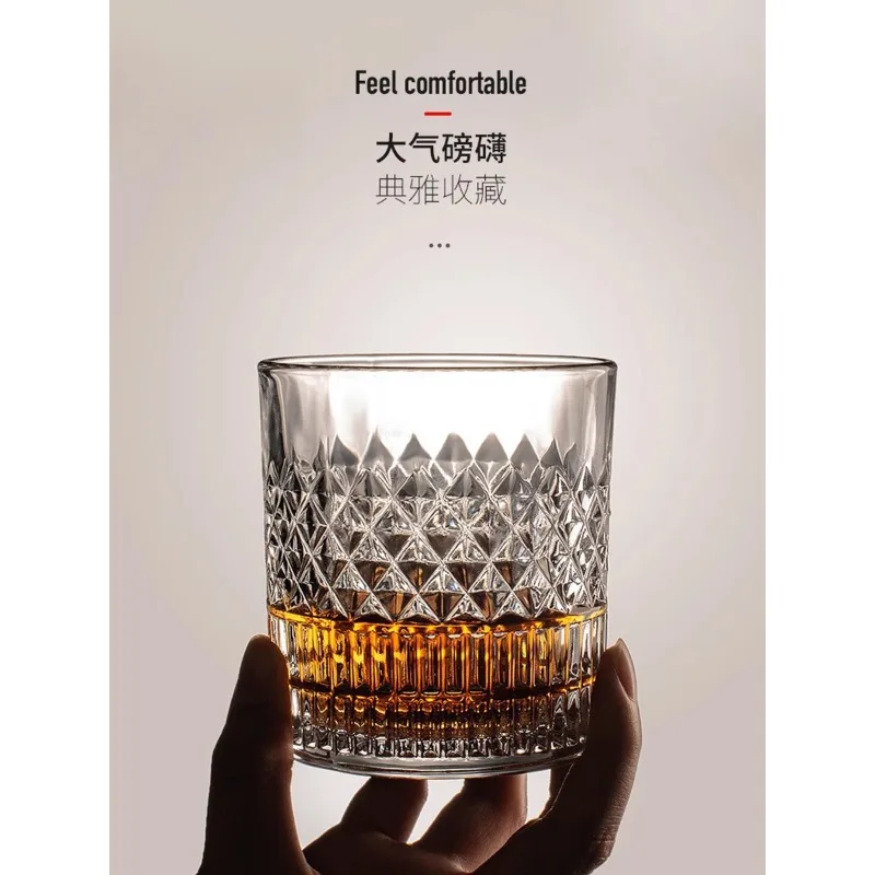 Nordic whiskey foreign wine cup Large capacity classical cup Crystal glass foreign wine cup Household