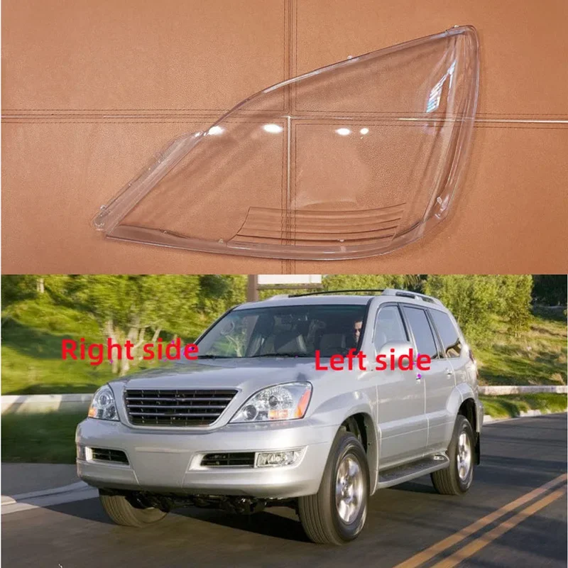 

Налобный фонарь для Lexus GX470 2004 2005 2006 2007 2008 2009, прозрачный налобный фонарь, стеклянный налобный фонарь