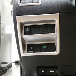 Car Head Light Switch Panel Cover for Nissan X-Trail Xtrail T32 2014 - 2022 Qashqai J11 2014-2022 LHD Lamp Sticker Accessories