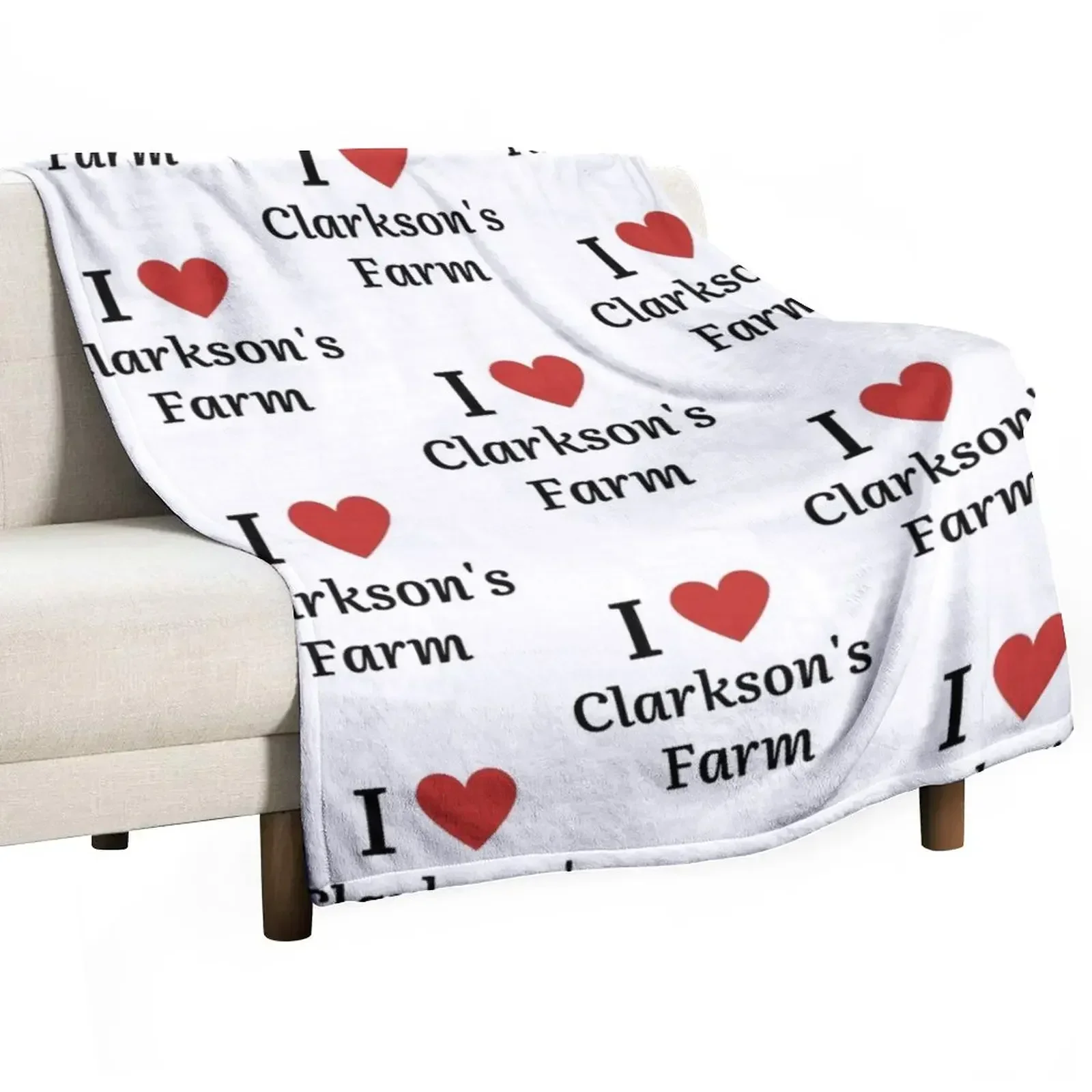 

I Love Clarkson_s Farm Throw Blanket Luxury St christmas gifts Decoratives Blankets For Baby Blankets