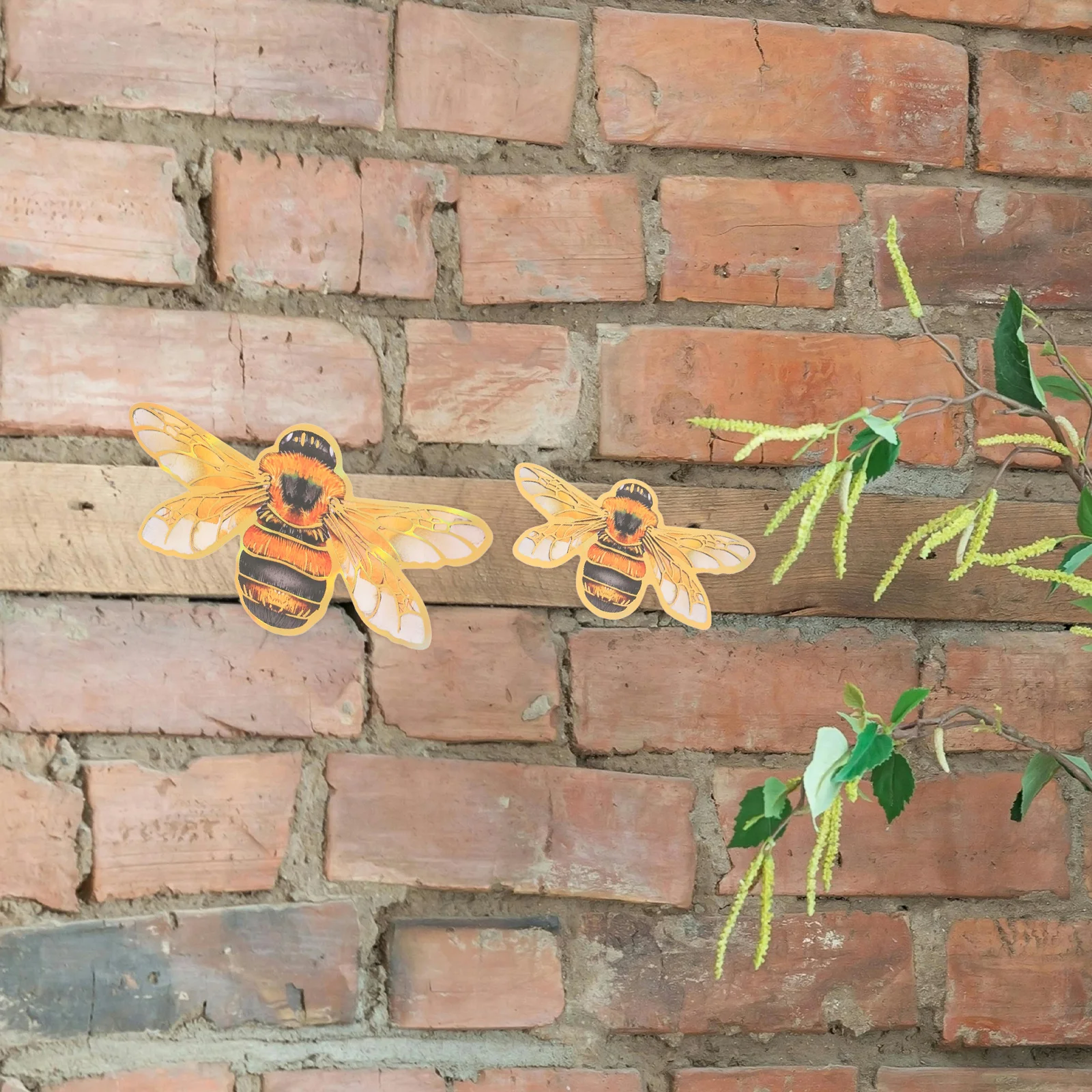 

12pcs Three-dimensional Insect Bee Wall Stickers Decals Living Room Bedroom Decor 3D PVC Animal Sticker Set Bright Colors