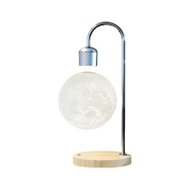 

Suspended moon lamp 3D printing wireless charging home ornament LED night light