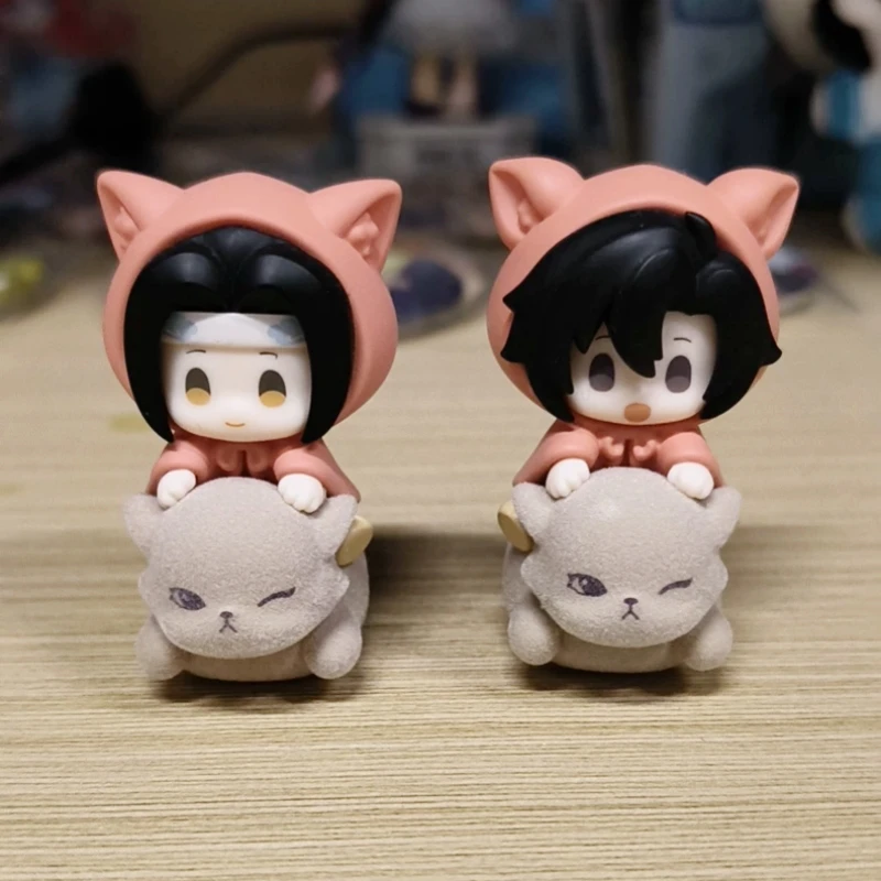 New Hot Mo Dao Zu Shi Series Blind Box Cute Pet Ride Affinity Wei Wuxian Lan Zhan Cute Toy Anime Figure Mdzs Girl Festival Gift view 3