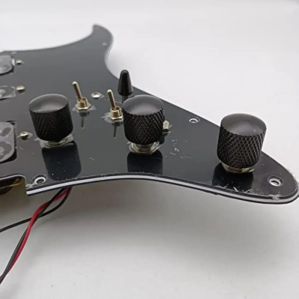 Klasyczne przetworniki gitarowe HSH Prewired HSH Pickguard Coil Split Black Akcesoria gitarowe do gitary ST