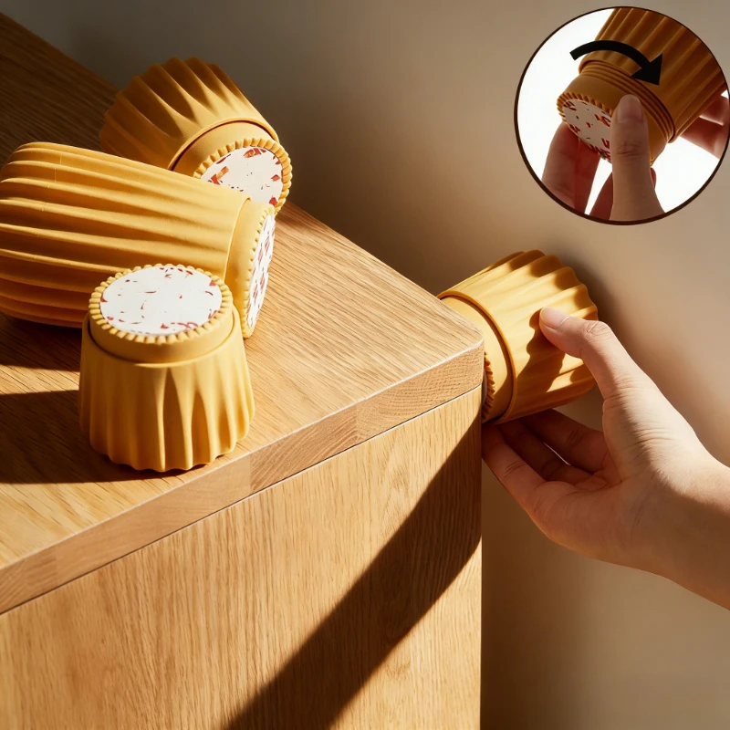 2Pcs Adjustable Bed Stabilizer Headboard Stopper Bed Frame Anti-Shake Tool Cabinets Sofa Fixer Furniture Leg Feet Increased Pad