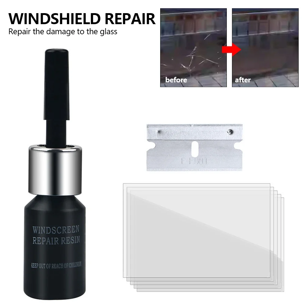 Remove Scratch Automobile Truck Motorcycles Broken Repair Windscreen Crack Recovery Set Car Glass Repair Window Cracks Gone Kit