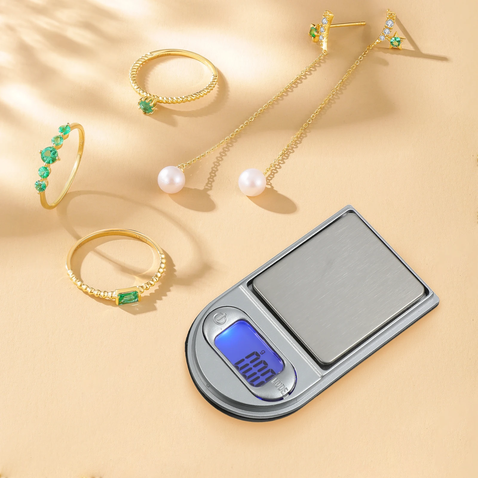 

Lighter Shape Mini Digital Scale 0.01G 100G Powered Compact Electronic Pocket Scale For Jewelry Coffee Medicine Coin