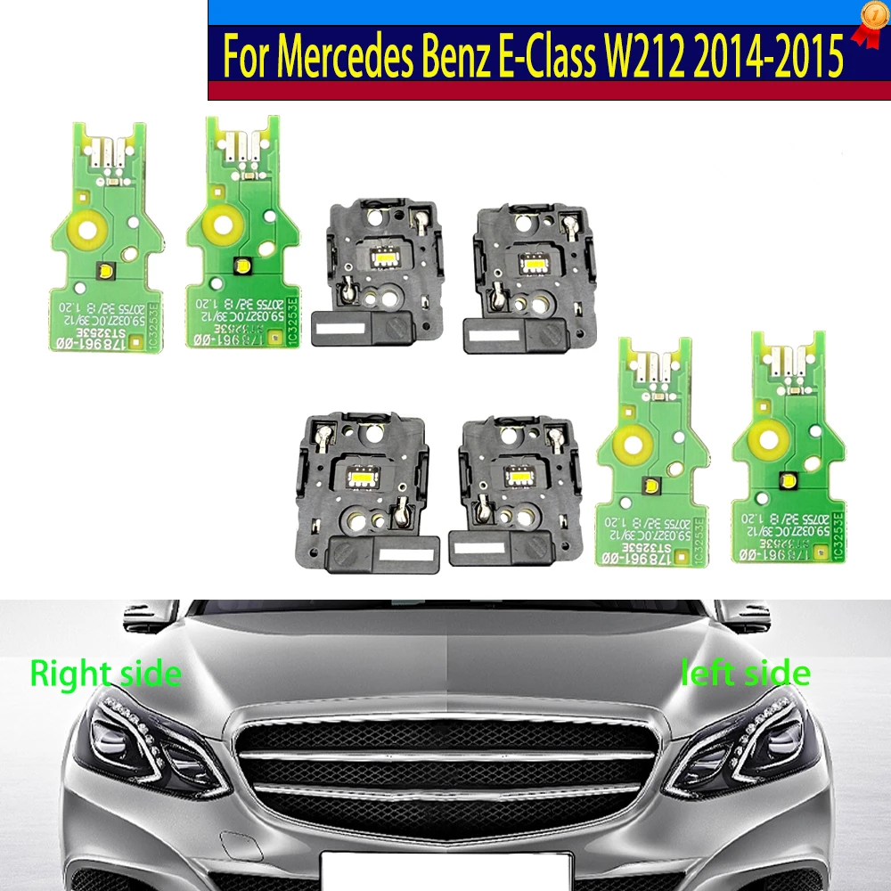 For Mercedes Benz E-Class W212 2014 2015 Car Headlights DRL Chip Ballast Circuit Board Light Source Board White Light Module