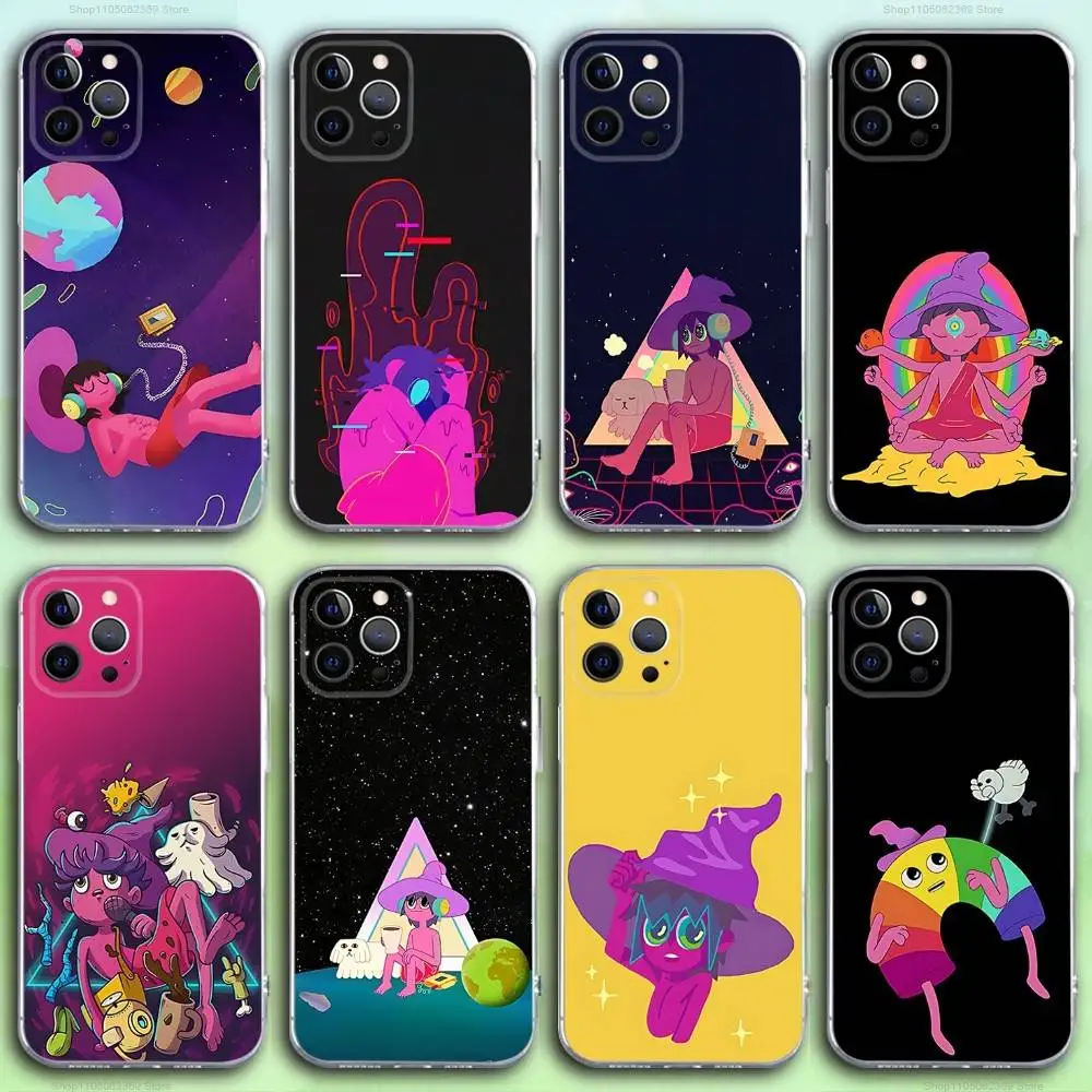 

The M-Midnight G-Gospel Phone Case For iPhone 17,16,15,14,13,12,11 Pro,Max,Plus,X,XS,XR,SE4,E Mini Transparent Soft Cover