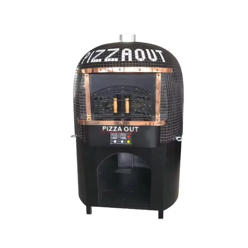 Italian Floor Standing Electric Kiln Pizza Oven Round Top Baking for Restaurant Pizzeria Shop Custom