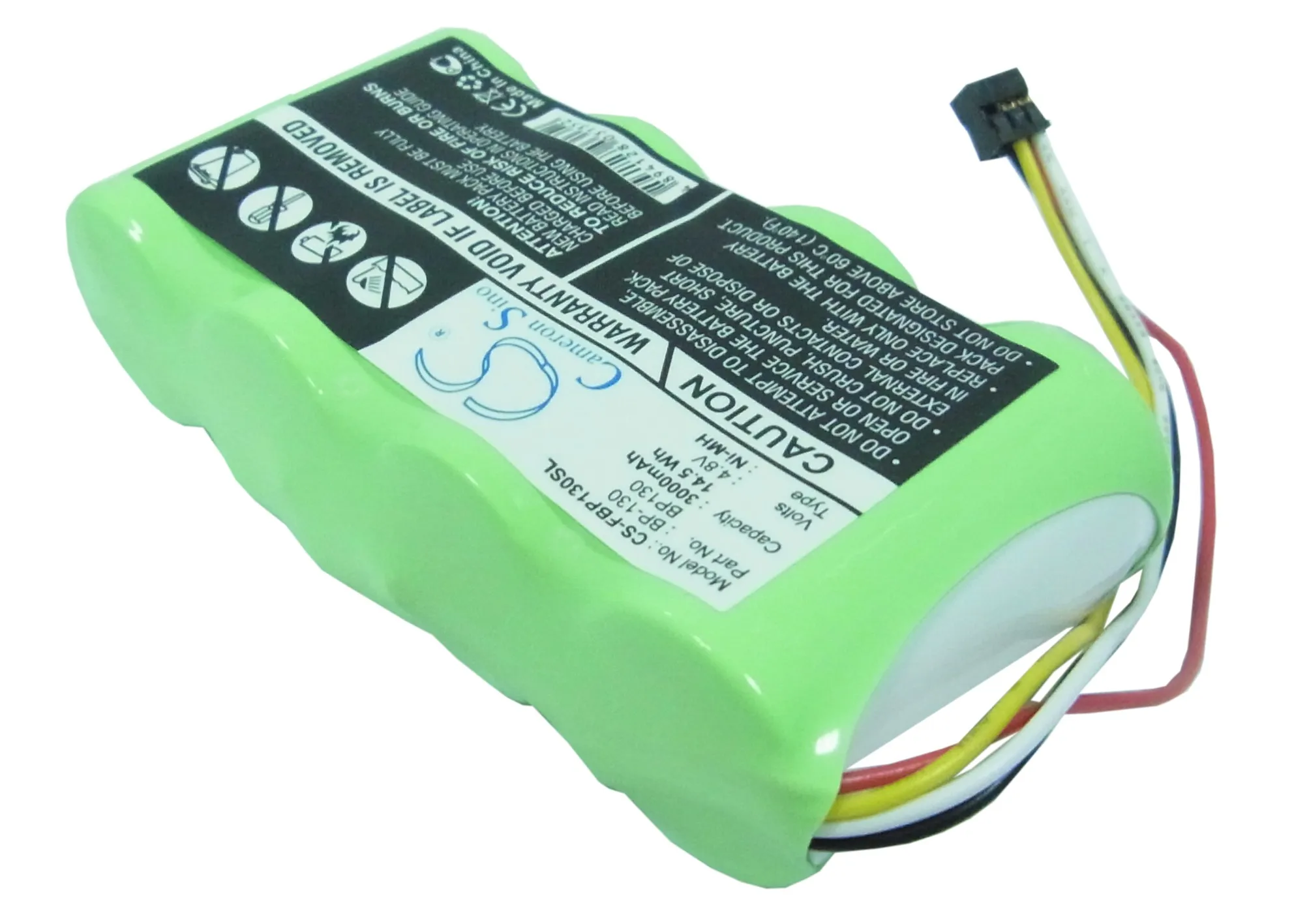 CS Replacement Battery For Fluke ScopeMeter 123, ScopeMeter 123S, ScopeMeter 124, ScopeMeter 124S BP130 3000mAh/14.40Wh