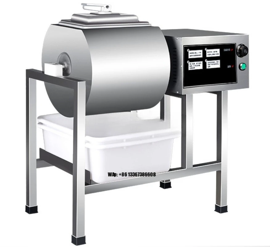 Electric Tumbler Chicken Duck Goose Pork Meat Processing Vacuum Marinating Machine