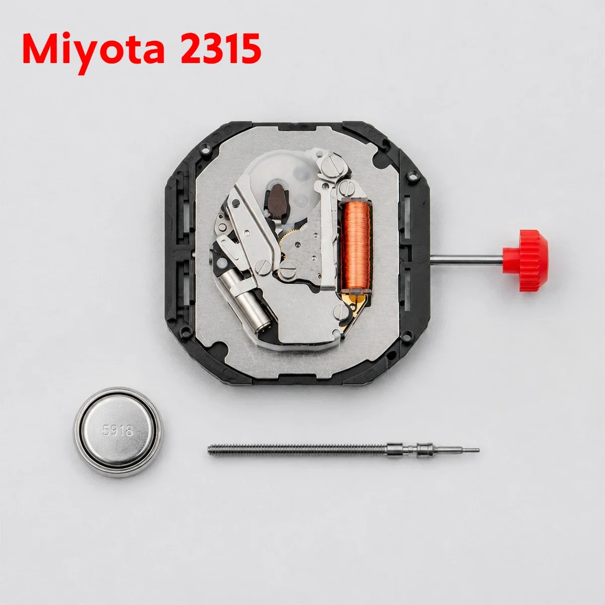 Miyota 2315 Standard Quartz Movement with Date Display Three Hands Calendar Metal Japan Movement for Watch Repair