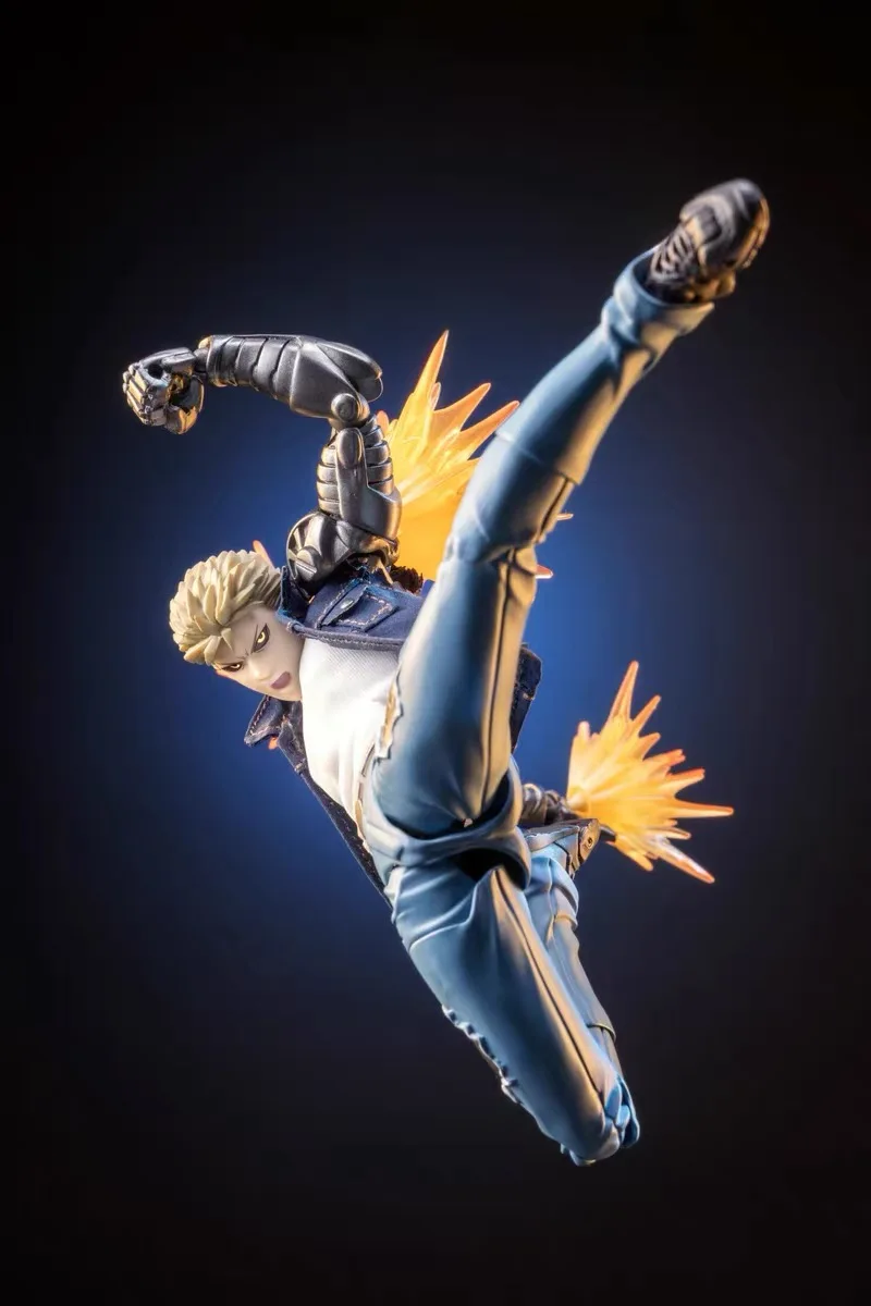 KAIYODO ONE PUNCH-MAN Genos Cloth Clothes Apron Jacket Vest Anime Action Figure Toy Accessories Built-In Wire - view 4