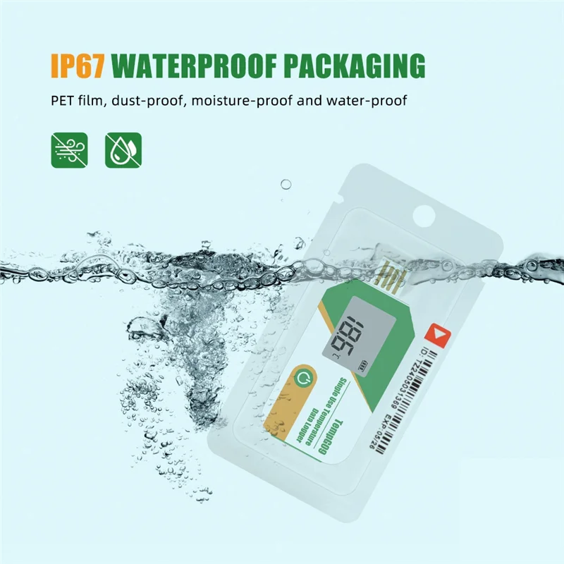 -RRKK شاشة ديجيتال USB مسجل بيانات درجة الحرارة 32000 نقطة سعة مسجل درجة الحرارة القابل للتصرف مسجل تقرير PDF