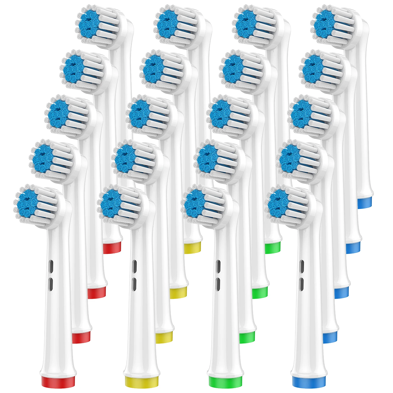 Electric Toothbrush Replacement Heads Compatible with Braun Oral B Soft Bristles for Pro Sensitive Gum Care  Brush Head Refills