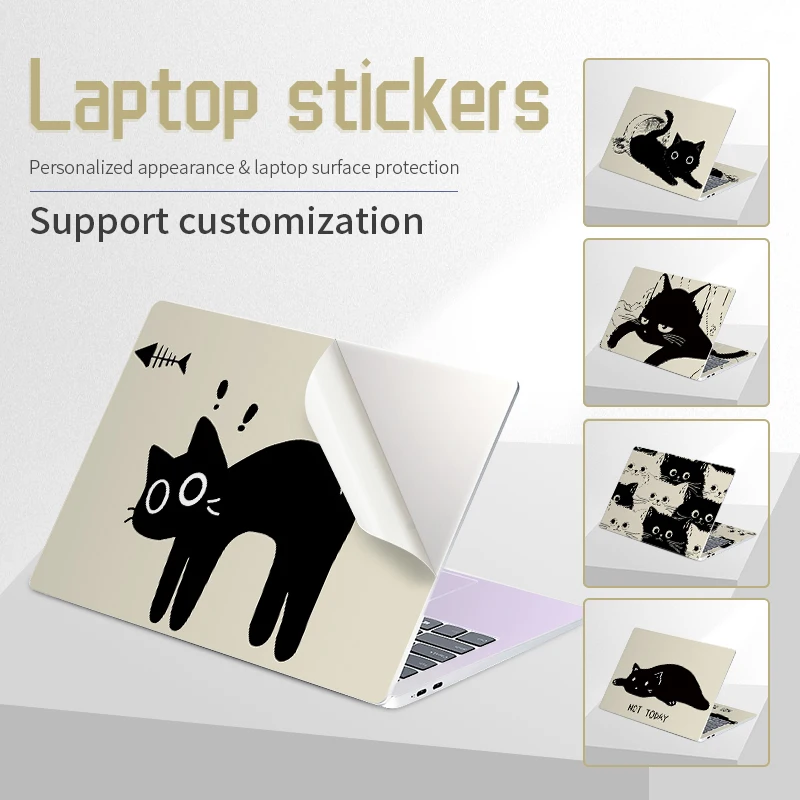 Laptop Skins Stickers Cat Cover Vinly Skin 13.3