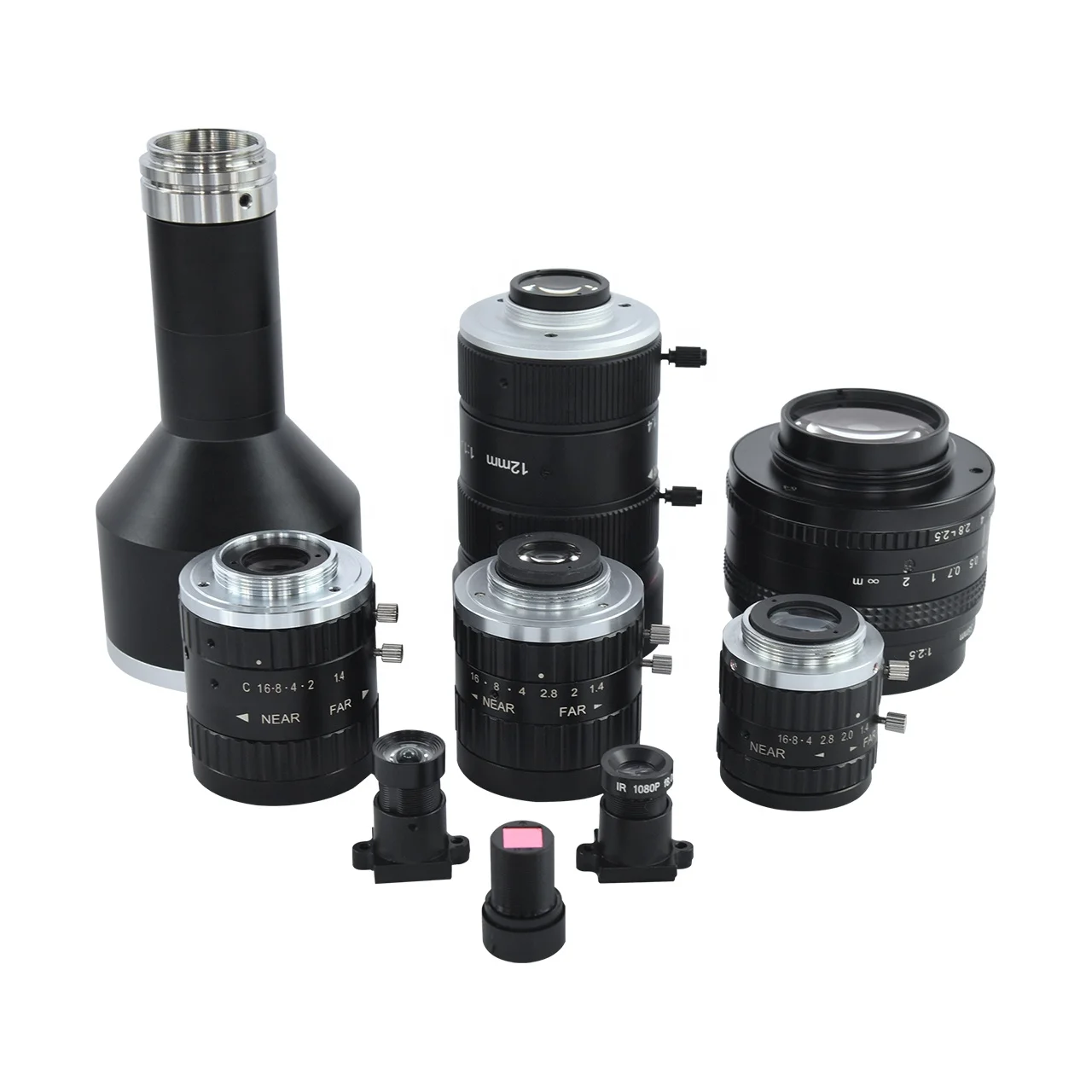 Low Cost 182 Degree Fixed Iris Manual Focus 1.4mm Fisheye Imaging Lenses C CS Mount for Industrial and Machine Vision