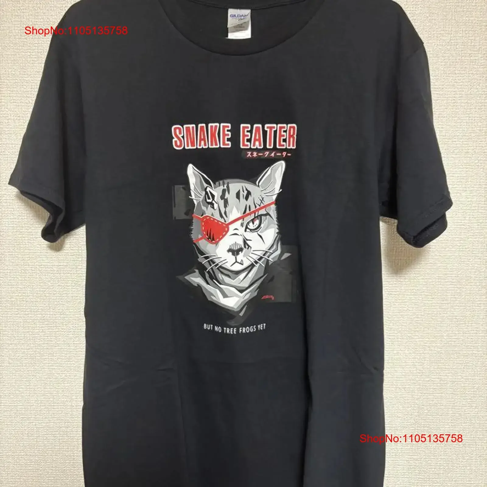 

METAL GEAR SOLID in Concerts 2019 Snake Eater T shirt Black Size L J17037 vintage Washed graphic Comfortable designer clothes