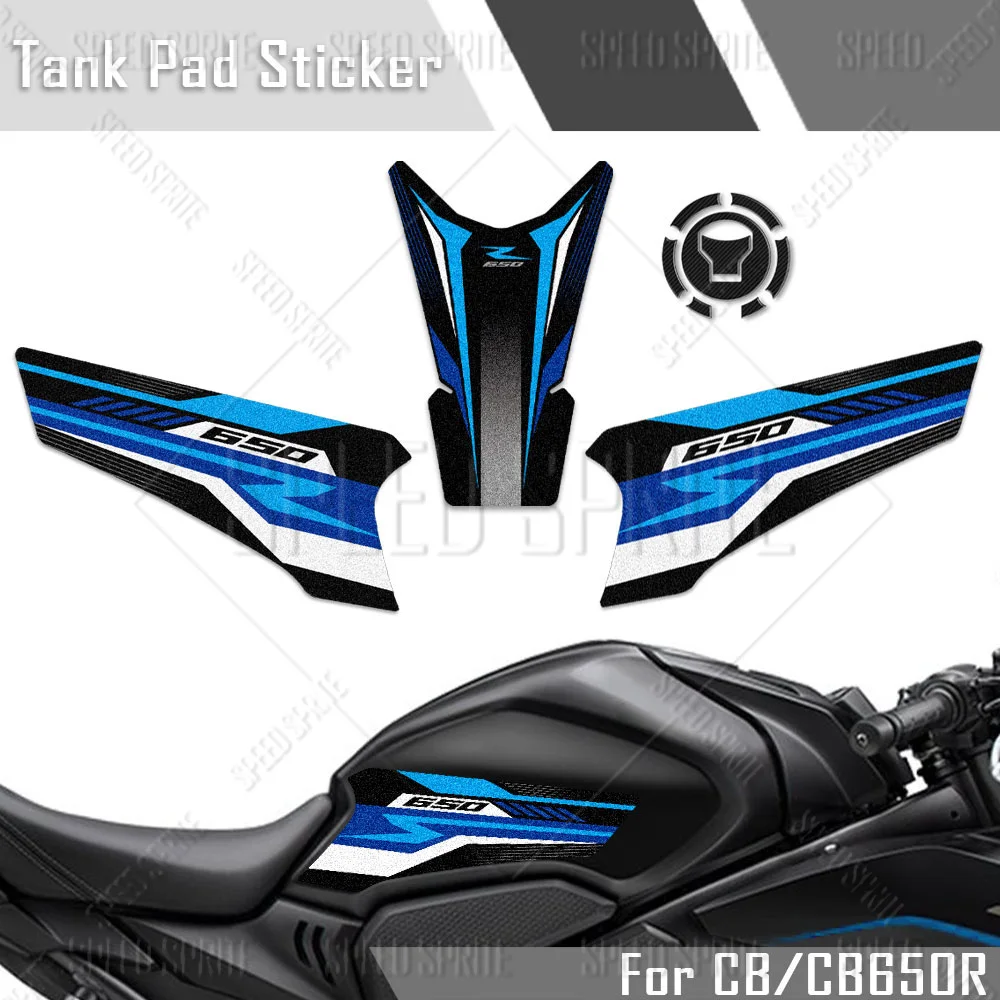 For Honda CBR650R CB650R CBR 650R 2019-2024 3M Motorcycle Fuel Tank Pad Stickers Protector Anti Slip Decals Accessories