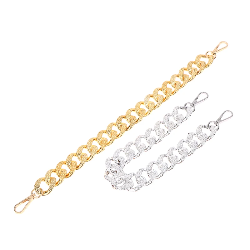 Metal Pearl Chain Purse Chain Strap Handle Replacement Chain Handbag Shoulder Bag Chain Accessories Gold/Silver Bag Handle