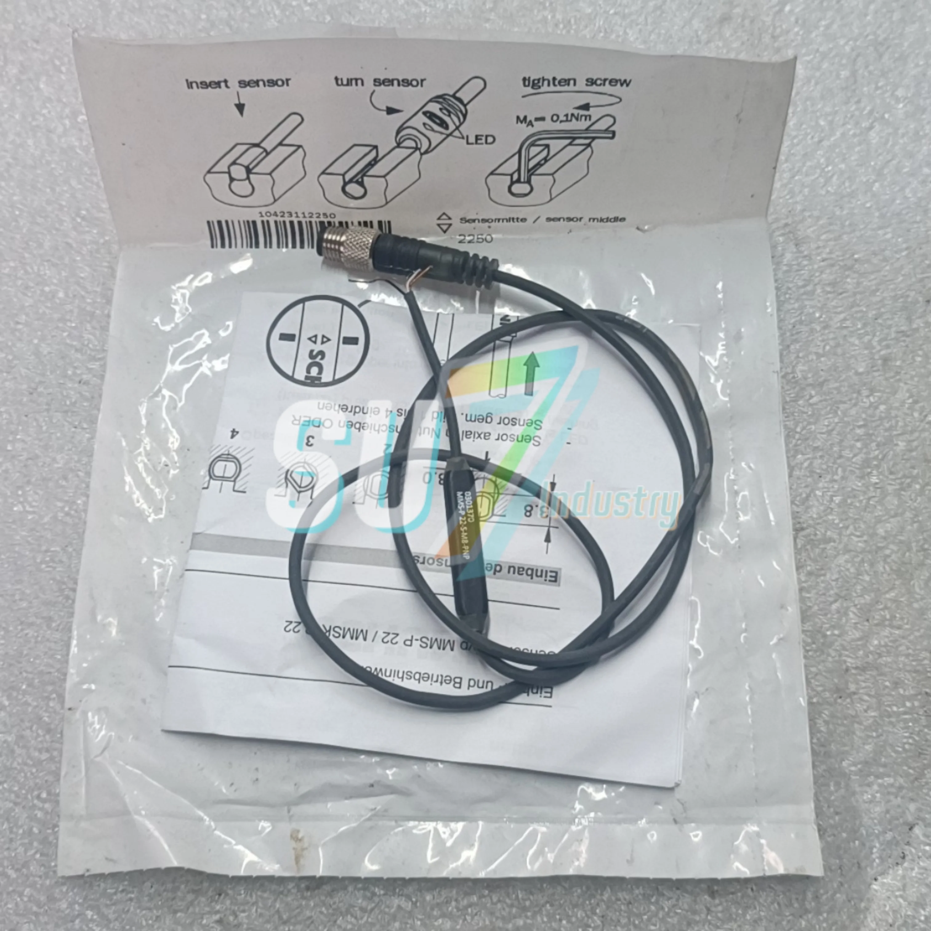 

MMS-P22-S-M8-PNP 0301370 Proximity Sensor New In warehouse