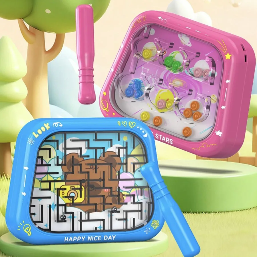 1 磁気ペン認知早期教育数字色分類迷路移動ビーズ教育玩具 3 ～ 6 歳の子供向け