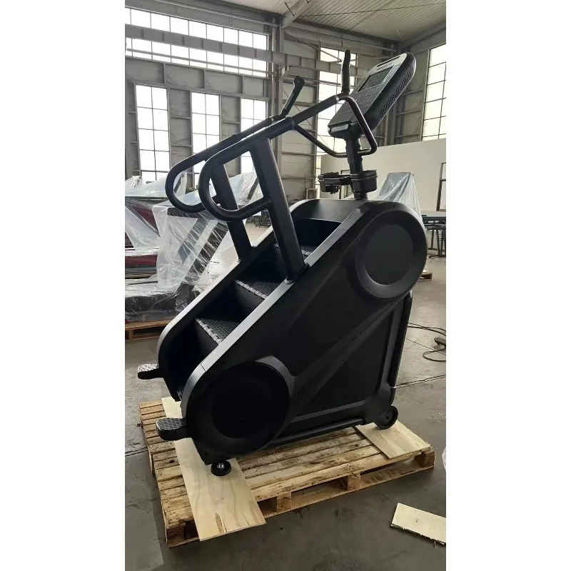 Newest Commercial Gym Fitness Electromagnetic Control Mountain Ladder Stepper Stair Climber Machine