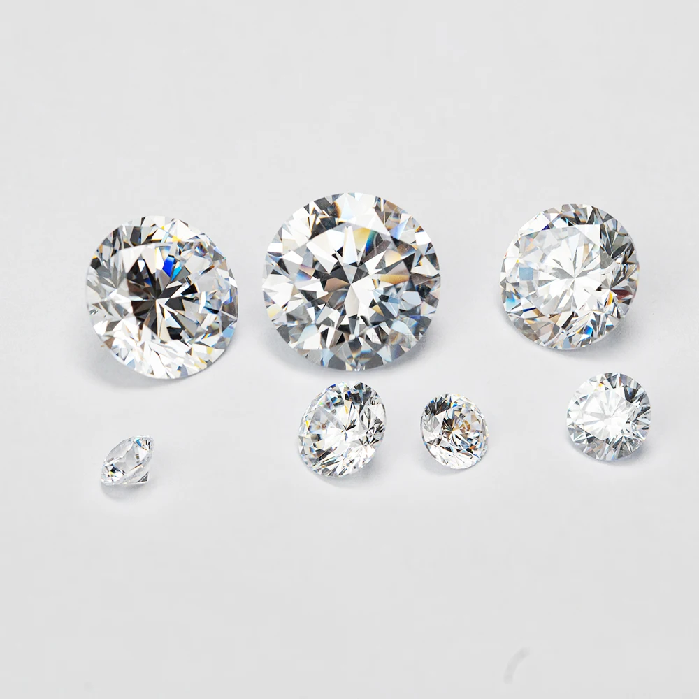 

Lab Grown Diamonds Diamonds 0.8mm-3mm Man Made Diamond D E F VVS VS Quality Small Melee Size Round Ring earrings Loose