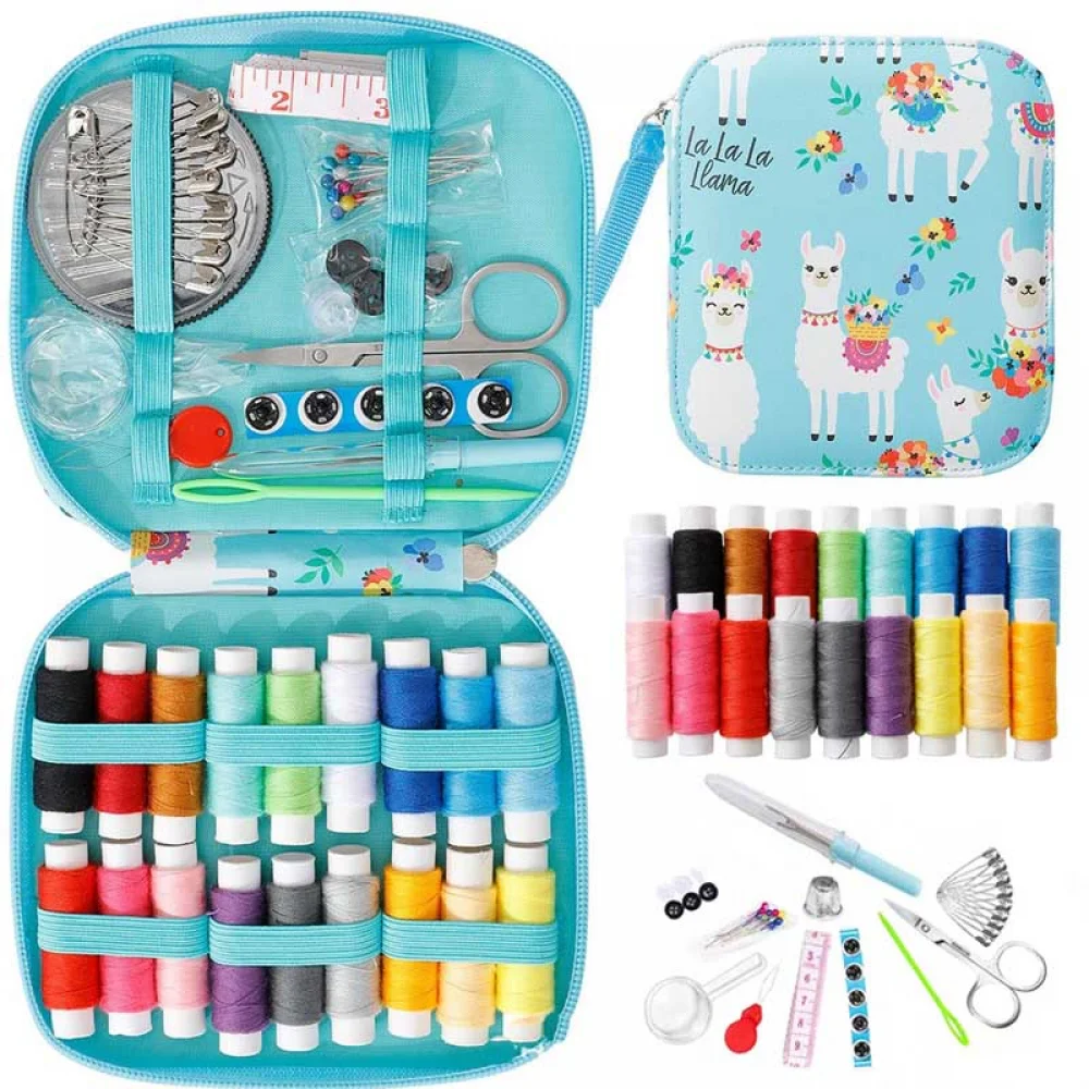 Sewing Kits DIY Multi-function Sewing Box Set for Hand Quilting Stitching Embroidery Thread Sewing Accessories Sewing Kits