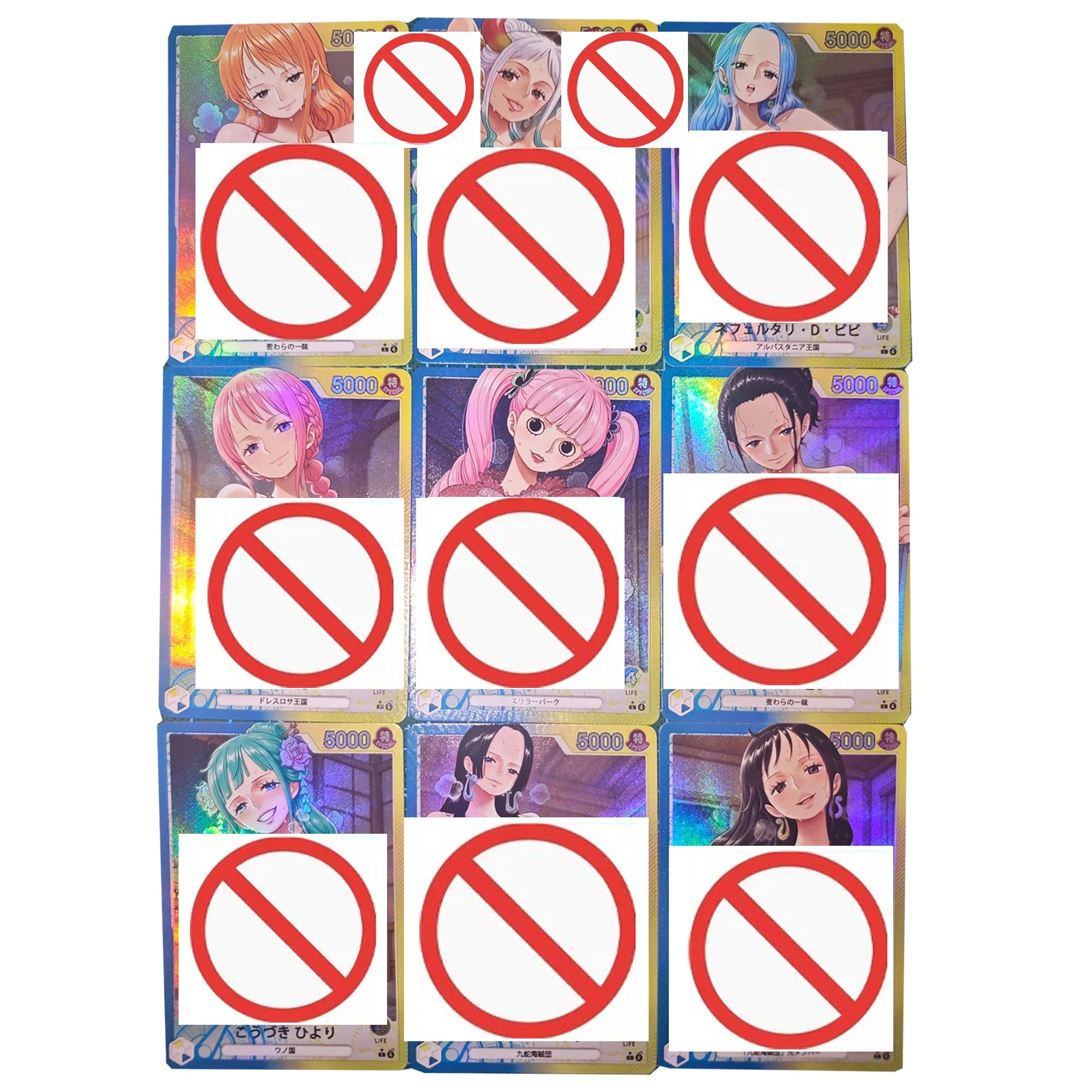 

Набор из 9 штук: Коллекционные карточки для самостоятельного изготовления с аниме-девушками из One Piece (Нами, Хэнкок, Перона, Виви) — Классическая игра, аниме-карточки с цветными эффектами