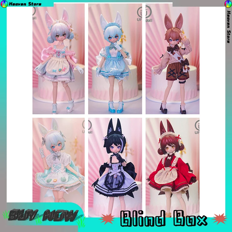 Ufdoll Official Authentic 6 Points Bjd Special Mini Tea Series Blind Box Doll Doll Doll Tide Play Hand Gift Home Decoration