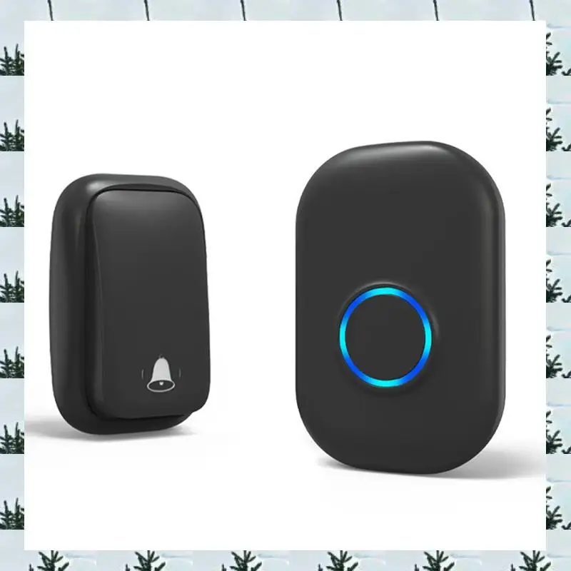 

ABLG водонепроницаемый умный дверной звонок, беспроводной дверной звонок, домашний дверной звонок, интеллектуальный 4-уровневый регулятор громкости, 38 песен, дверной звонок