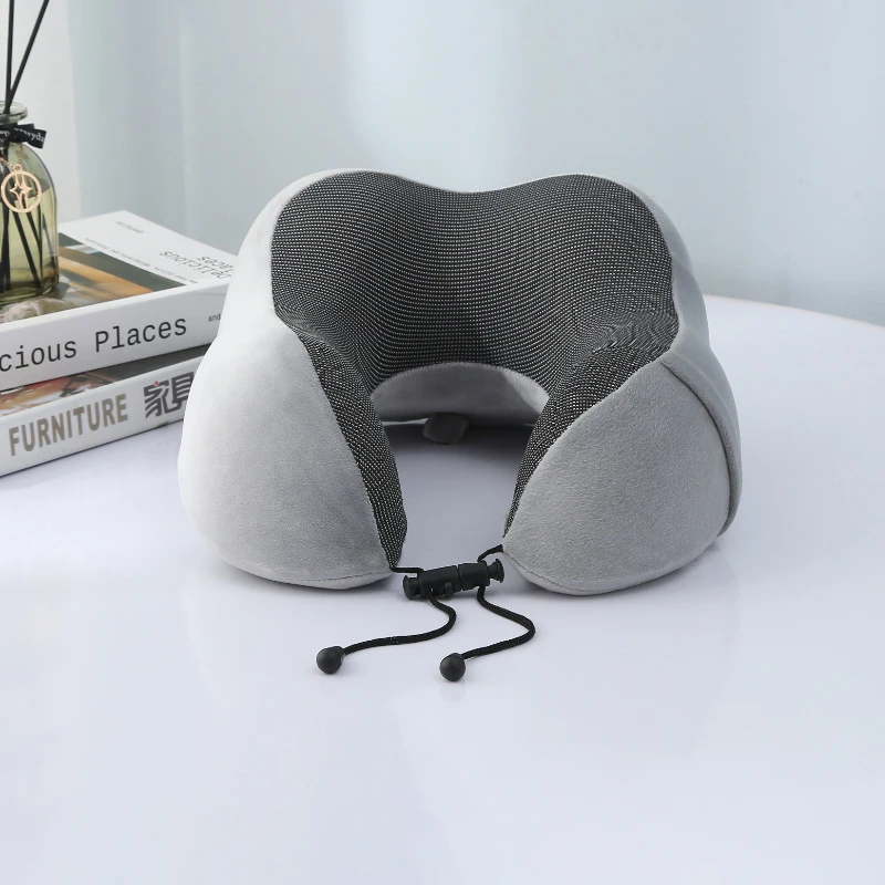 U Shaped Memory Foam Neck Pillows Soft Travel Pillow Massage Neck Pillow Sleeping Airplane Pillow Cervical Healthcare Bedding