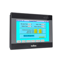 Coolmay 7 inch HMI PLC all-in-one RS232/RS485 plc controller programming plc with hmi touch panel integrated  QM3G-70FH-24MT