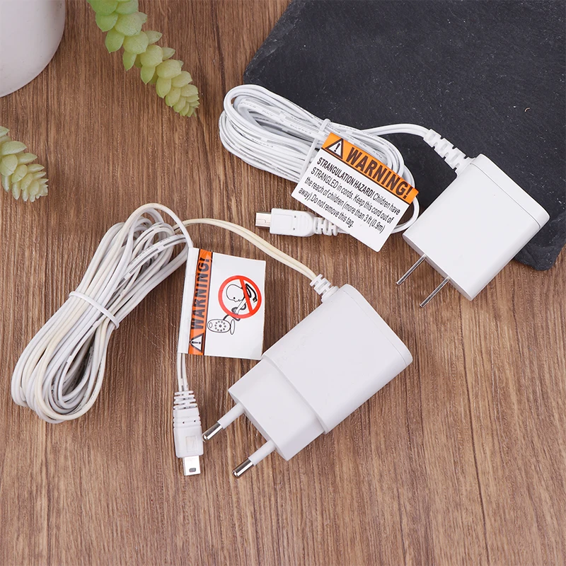 110-240V Original ue adaptateur secteur chargeur Mini connecteur USB pour bébé moniteur VB601 VB603 VB605 bébé nounou caméra DC 5V 1000mA